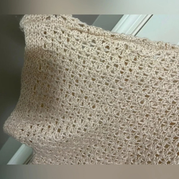 Sweet Journey Women’s Cream Cardigan Size Small Fringe‎ Boho - Picture 9 of 9